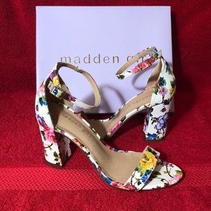 Madden Girl Two-Piece Block Heel Sandals